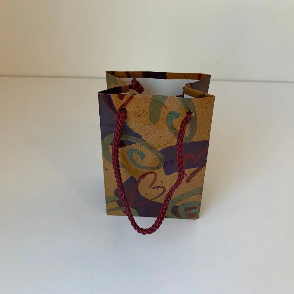 Gift Bags Set of 3 Birthday Celebrate Hearts Orange Blue 3 PC Set Assorted Sizes